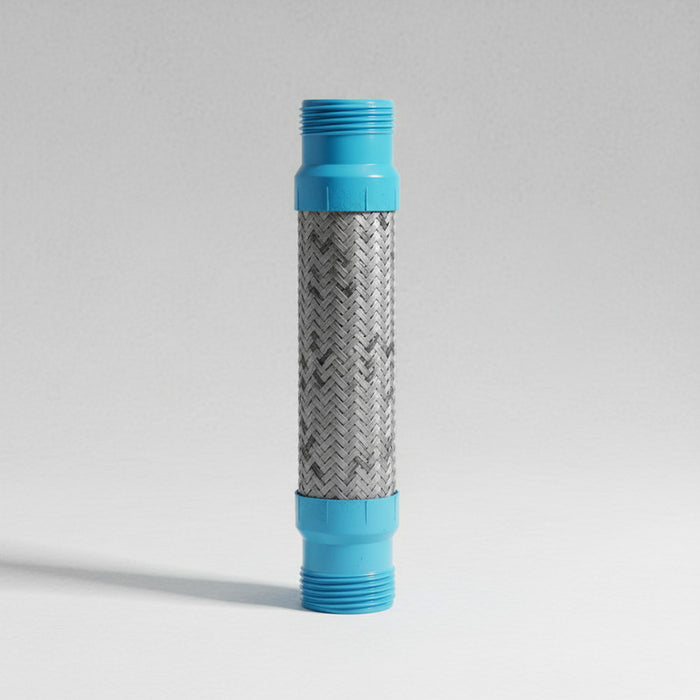 Manguera Metálica Flexible De 6 PuLG X60 Cm Con Niple
