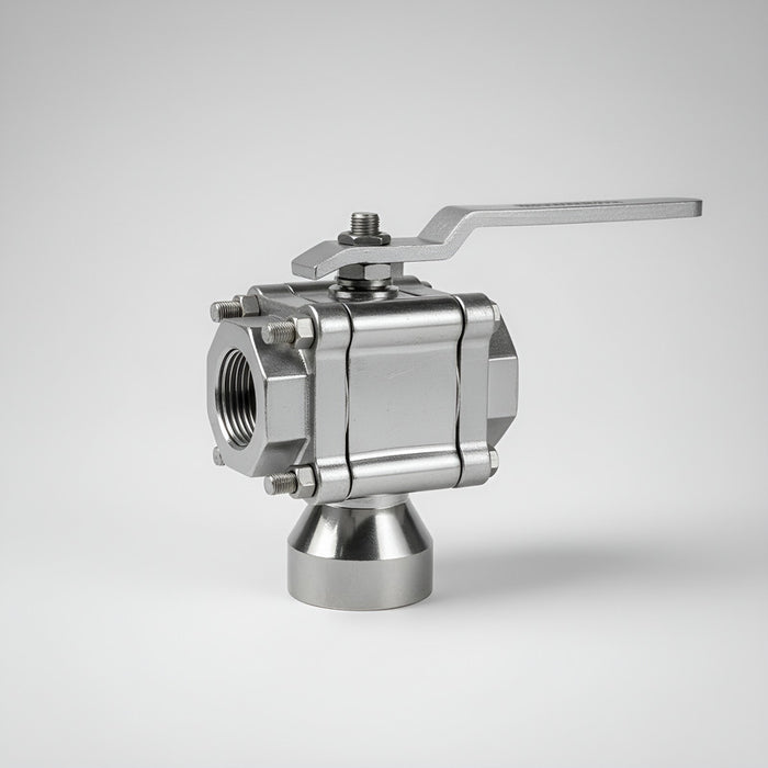 Válvula De Esfera De 2 3 Vías Marca Worcester Inoxidable