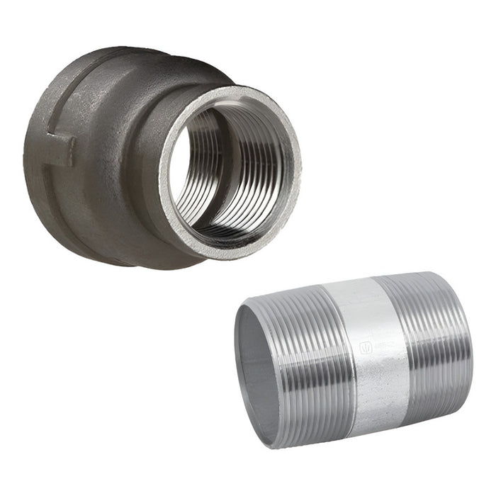 Reduccion De 2  A 1.5  Y De 1.5  A 2   Acero Al Carbon