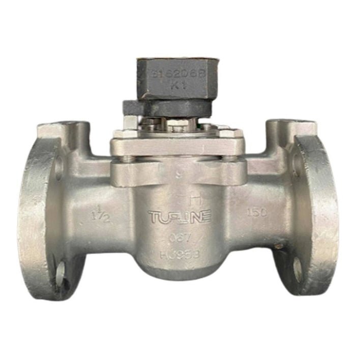 Válvula Macho Bridado De 2 Inoxidable Marca Tufline