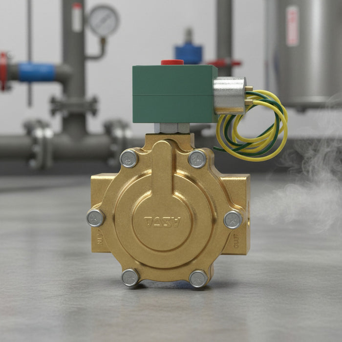 Valvula Solenoide De 1-1/2 PuLG Marca Asco Para Vapor
