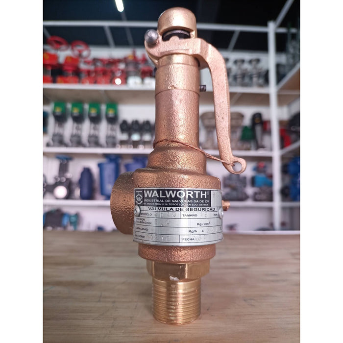 Valvula De Seguridad De 3/4  Marca Walworth