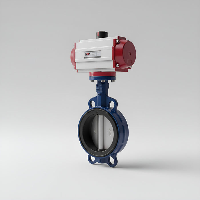 Válvula De Mariposa De 12 Con Actuador Neumático