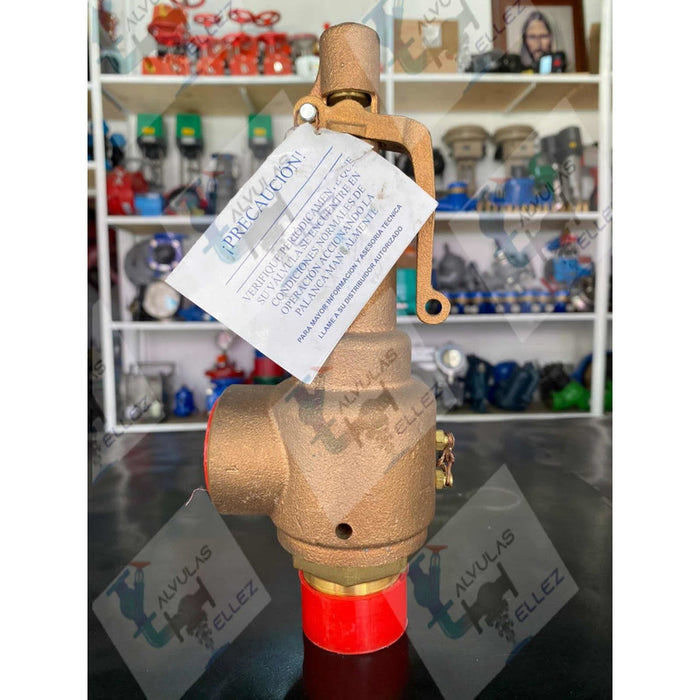 Válvula De Seguridad De 1-1/4 Marca Vayremex Modelo 211