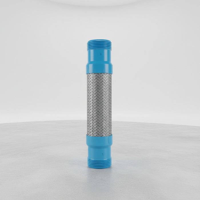 Manguera Metálica Flexible De 6 PuLG X60 Cm Con Niple