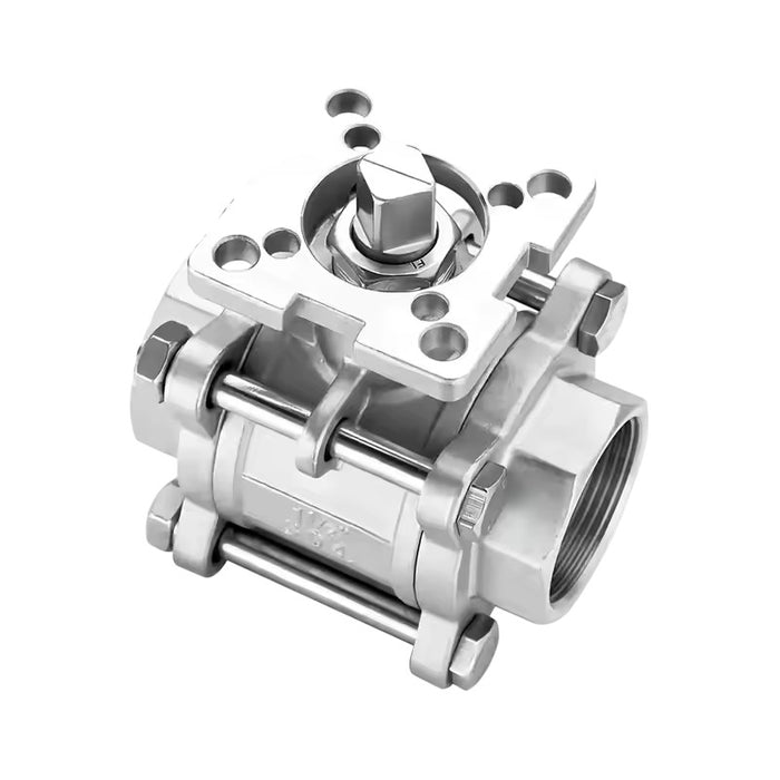Valvula De Esfera De 2  En Inoxidable C/base Para Actuador
