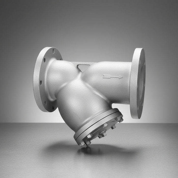 Filtro Yee Bridado De 3 En Inoxidable