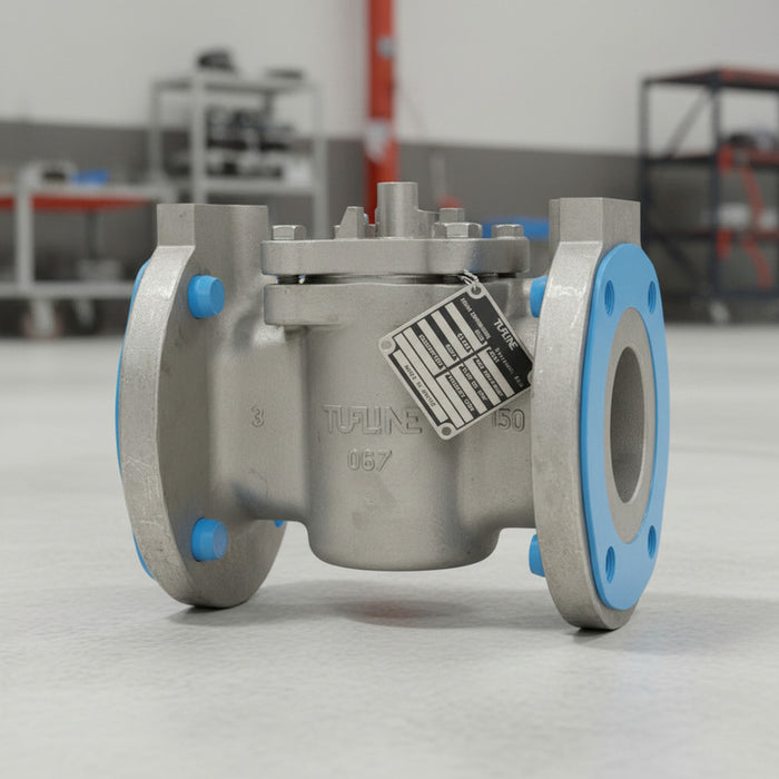 Valvula Macho De 3  Inoxidable Tufline