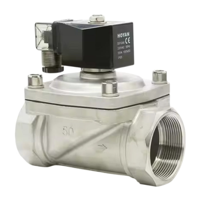 Valvula Solenoide De 1-1/2 En Inoxidable Voltaje De 120