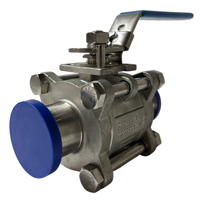 Válvula 3 Clamp Esfera Sanitaria Marca Ball Valve