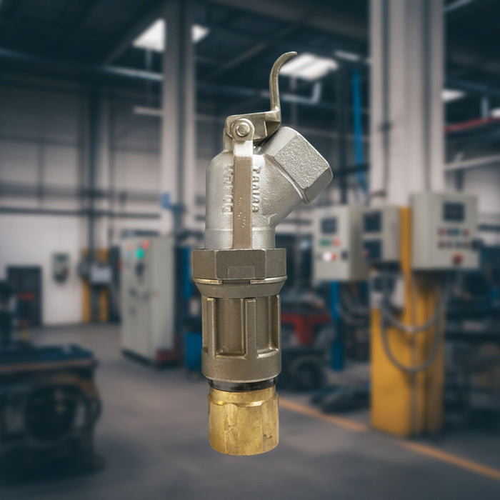 Fisher N480 45° X 1 PuLG. Npt Válvula De Extremo De Manguera