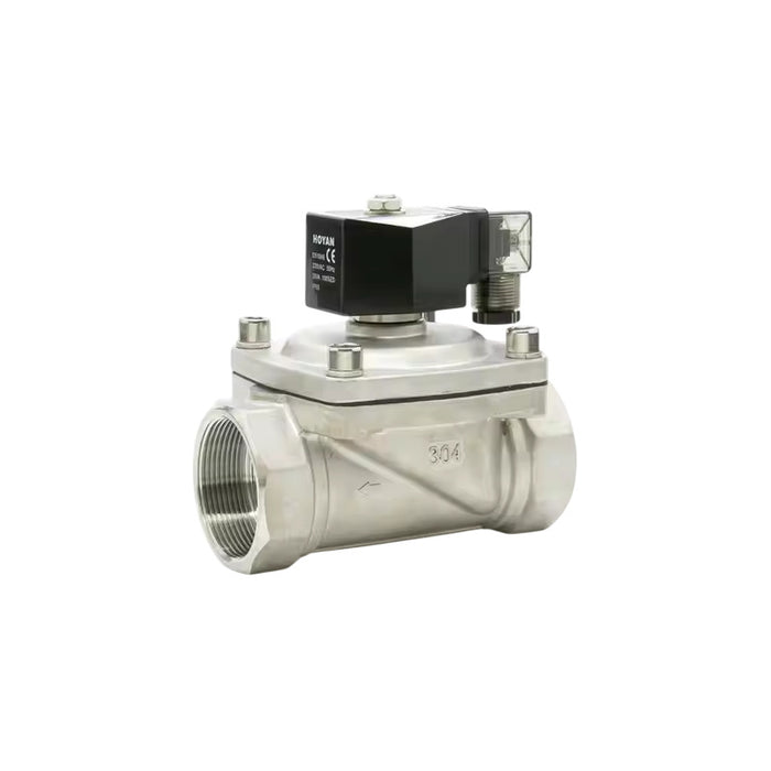 Valvula Solenoide De 1-1/2 En Inoxidable Voltaje De 120