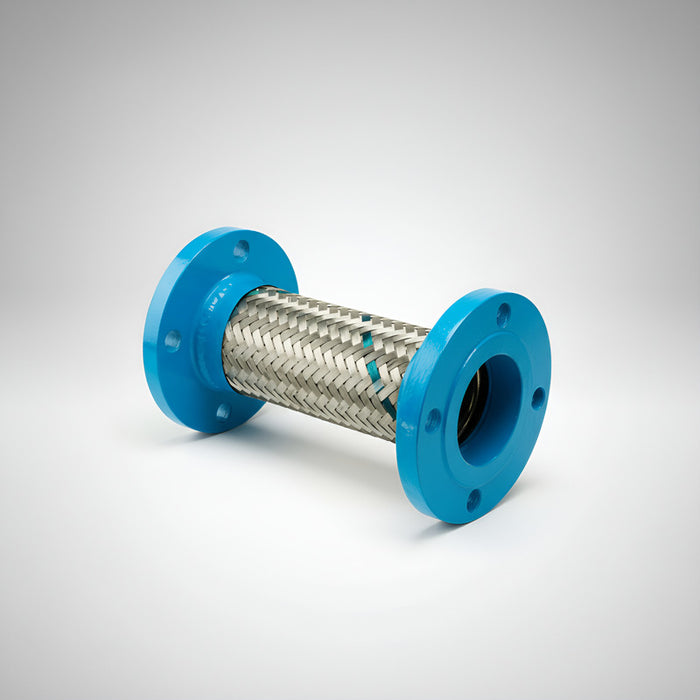 Manguera Metalica Flexible De 3  X 30cm Con Bridas 150lb