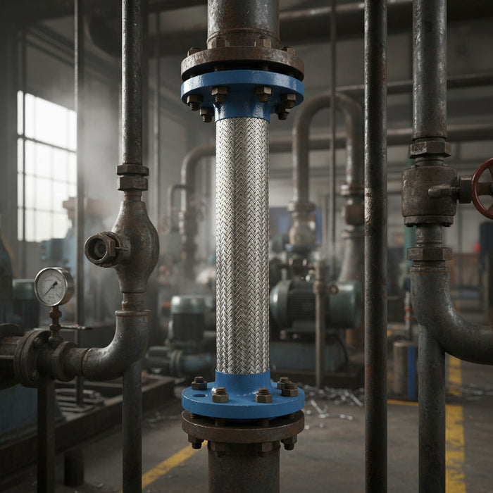 Manguera Metálica Flexible De 3x1mt Bridada