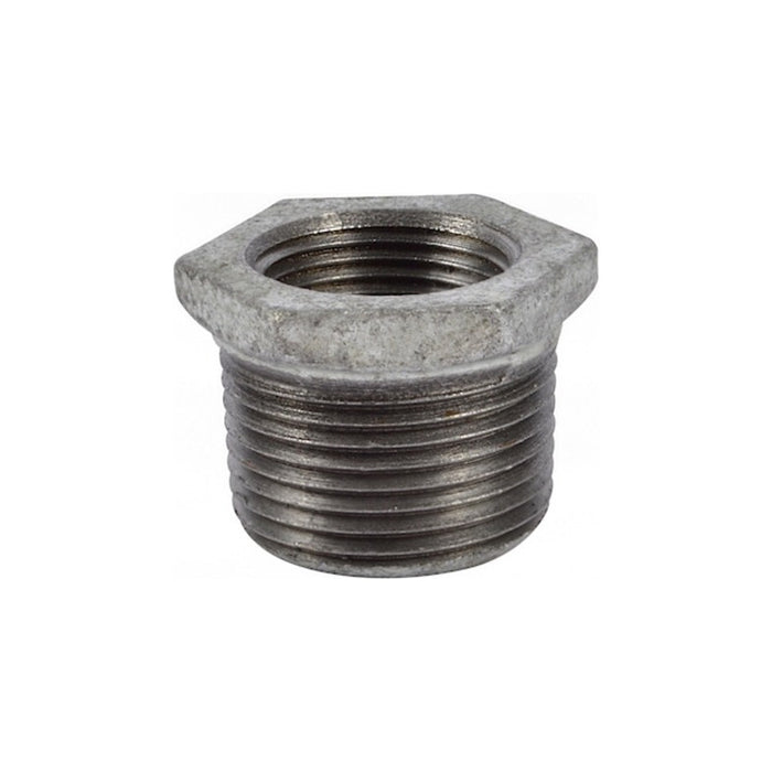 Reducción Bushing Galvanizado 3/4 X 1/2 PuLG Negro