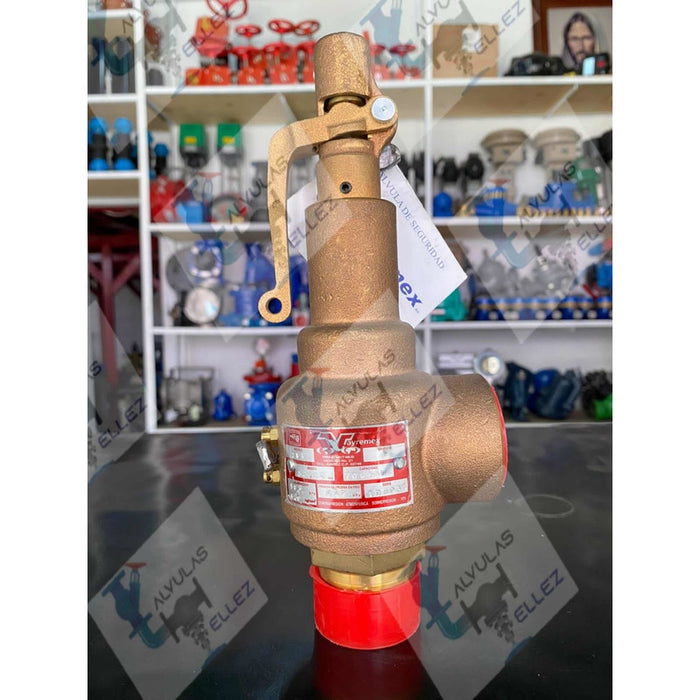 Válvula De Seguridad De 1-1/4 Marca Vayremex Modelo 211