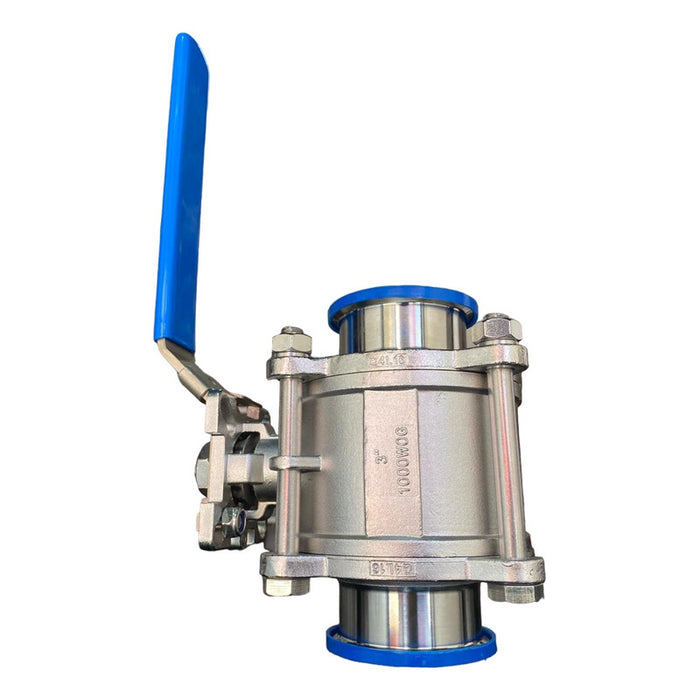 Válvula 3 Clamp Esfera Sanitaria Marca Ball Valve