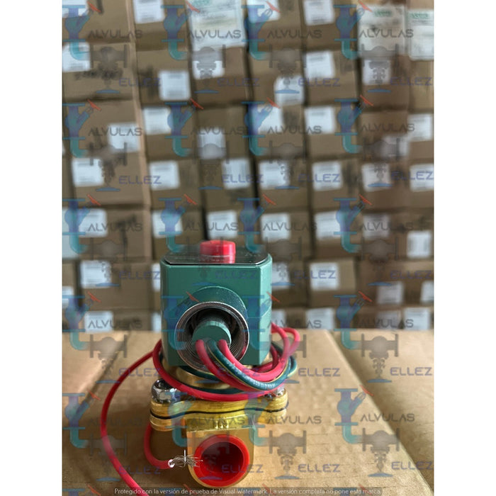 Valvula Solenoide Asco Mod. 8210g002 120/60-110/50 N/cerrada
