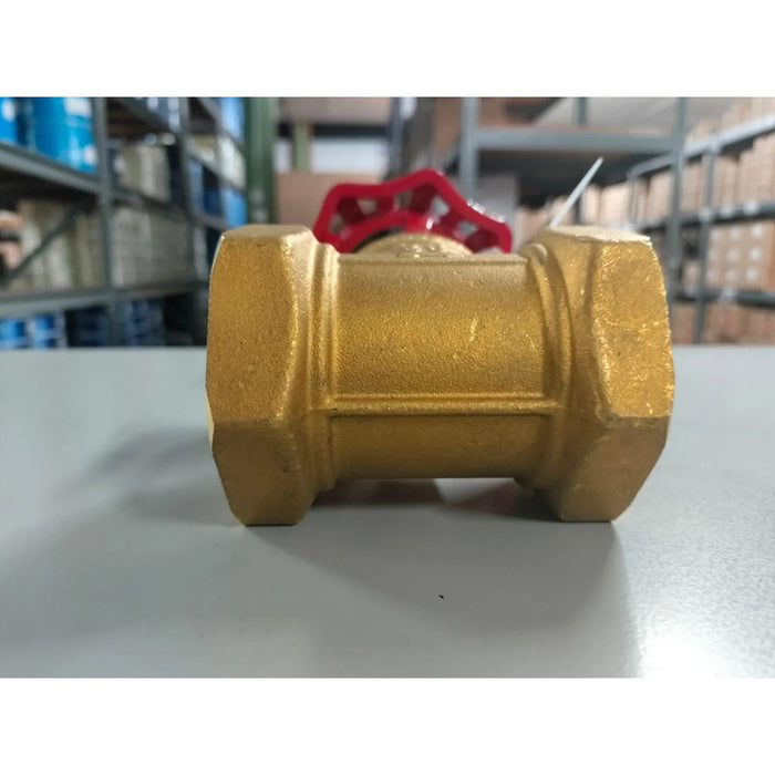 Valvula De Globo De 1 Npt En Laton Con Sello De Epdm