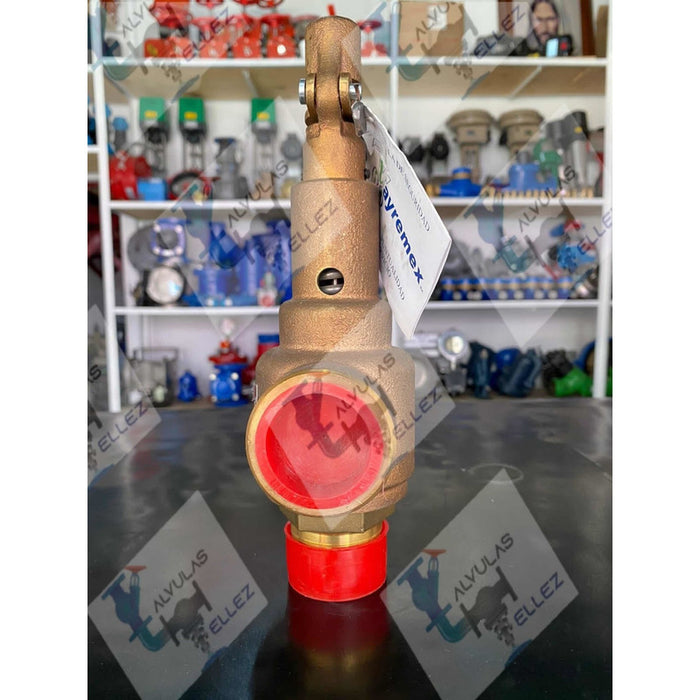 Válvula De Seguridad De 1-1/4 Marca Vayremex Modelo 211