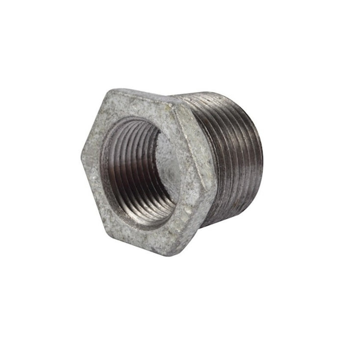 Reducción Bushing Galvanizado 3/4 X 1/2 PuLG Negro