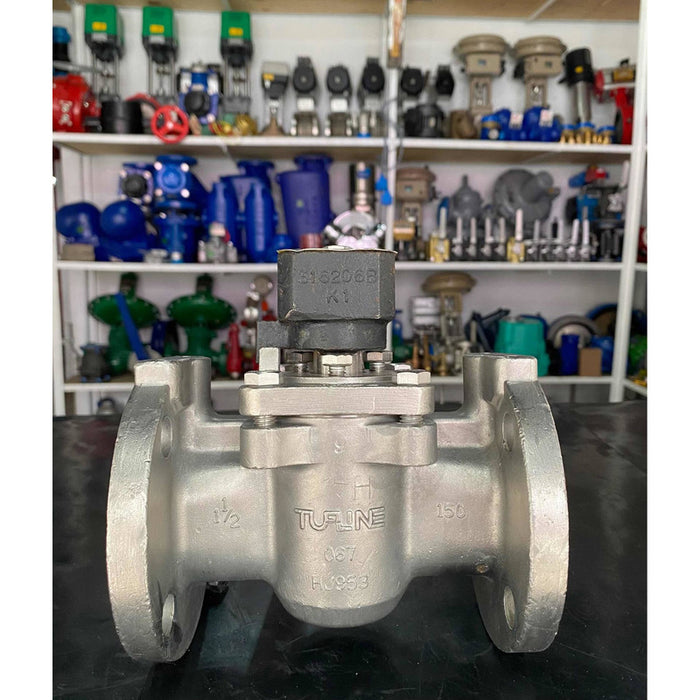 Válvula Macho Bridado De 2 Inoxidable Marca Tufline